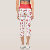Leggings Capri Motif de Noël (Verso)