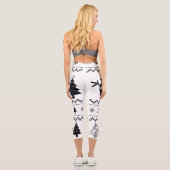 Leggings Capri Motif de Noël (Verso)