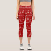 Leggings Capri Motif de Noël 116 (Recto)