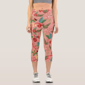 Leggings Capri Motif de Noël 2 (Recto)