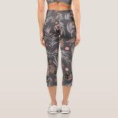 Leggings Capri Motif de Noël, Pine Snow (Verso)