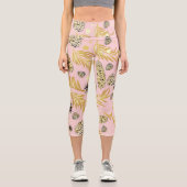 Leggings Capri Motif de Noël, Pine Snow 4 (Recto)