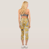 Leggings Capri Motif de Noël, Pine Snow 6 (Verso)