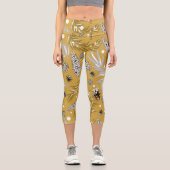 Leggings Capri Motif de Noël, Pine Snow 6 (Recto)