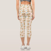 Leggings Capri Motif De Parfums, Mignons Parfums, Coeurs (Verso)