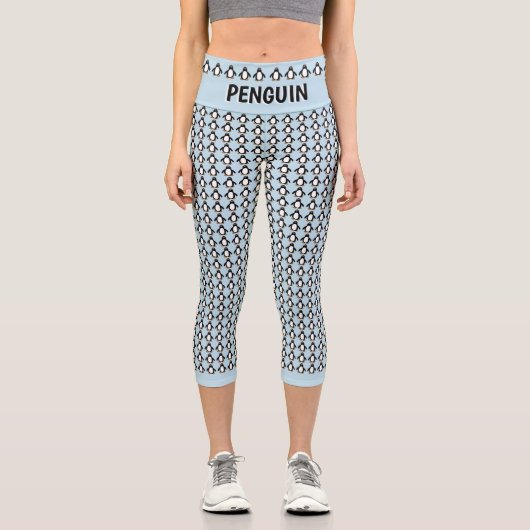 Leggings Capri Motif de pingouin (Recto)