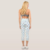 Leggings Capri Motif de sports d'hiver (Verso)