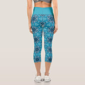 Leggings Capri motif de vélo (Verso)