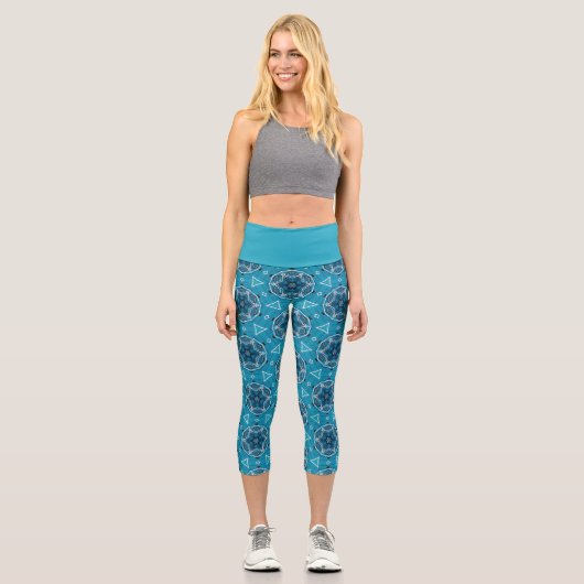 Leggings Capri motif de vélo (Recto)