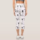 Leggings Capri Motif des boutons de chat (Verso)