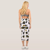 Leggings Capri Motif d'Halloween (Verso)