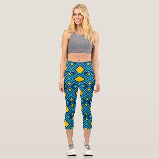 Leggings Capri Motif Diamond (Recto)