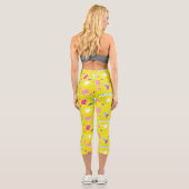 Leggings Capri Motif d'icône Neon FRIENDS™ (Verso)