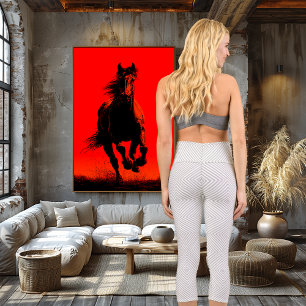 Leggings Capri Motif d'illusion géométrique blanche : Logo texte