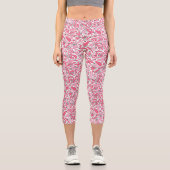 Leggings Capri Motif Doodle en rose.01.w Blanc BG (Recto)