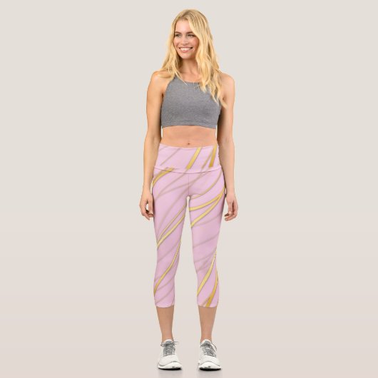 Leggings Capri Motif d'or 2 (Recto)