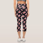 Leggings Capri Motif Dramatique Fleur De Faisée (Verso)