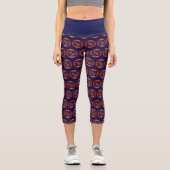 Leggings Capri Motif du logo du service d'incendie (Recto)