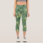 Leggings Capri Motif du parti Avocado (Recto)