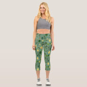 Leggings Capri Motif du parti Avocado (Recto)