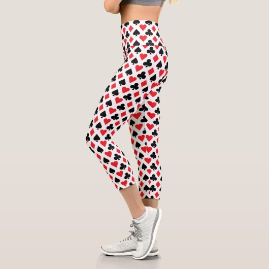 Leggings Capri Motif du pont de cartes (Gauche)