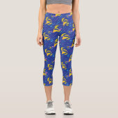 Leggings Capri Motif du signal de chauve-souris Batman (Recto)
