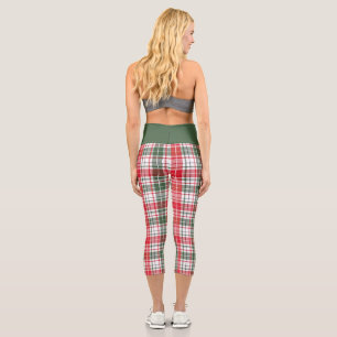 Leggings Capri Motif élégant de contrôle de Jacquard