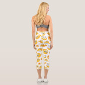 Leggings Capri Motif Emoji (Verso)