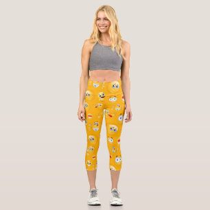 Leggings Capri Motif Emoji 2