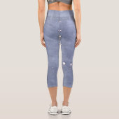 Leggings Capri Motif en métal rivé sur capris (Verso)