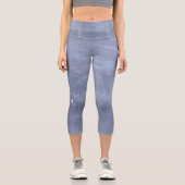 Leggings Capri Motif en métal rivé sur capris (Recto)