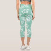 Leggings Capri Motif feuille 14 (Verso)