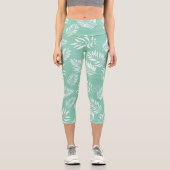 Leggings Capri Motif feuille 14 (Recto)
