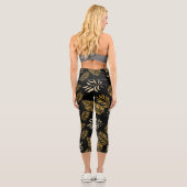 Leggings Capri Motif feuille 16 (Verso)