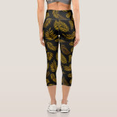 Leggings Capri Motif Feuille tropical 14 (Verso)