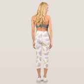Leggings Capri Motif Feuille tropical 7 (Verso)