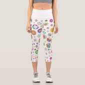 Leggings Capri Motif floral (Recto)