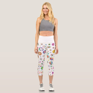 Leggings Capri Motif floral