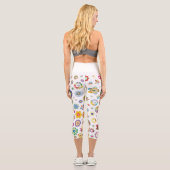 Leggings Capri Motif floral (Verso)