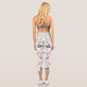 Leggings Capri Motif floral (Verso)