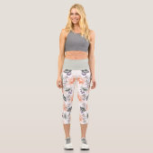 Leggings Capri Motif floral (Recto)