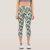 Leggings Capri Motif forestier (Recto)