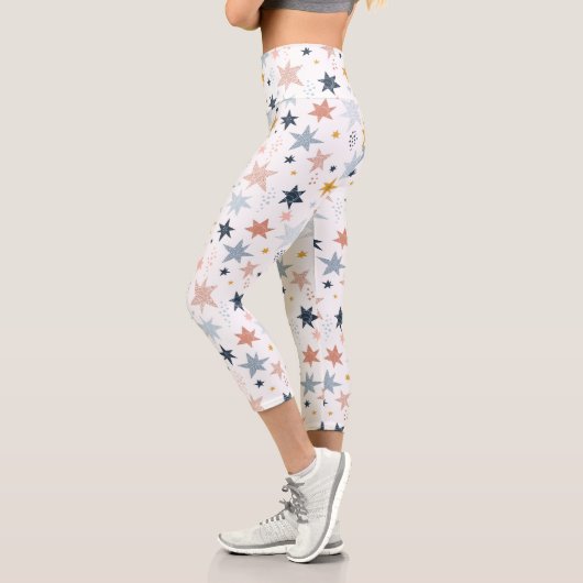 Leggings Capri Motif Fun Star (Gauche)