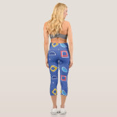 Leggings Capri Motif géométrique 3 (Verso)