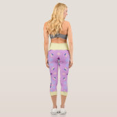 Leggings Capri Motif géométrique frais (Verso)
