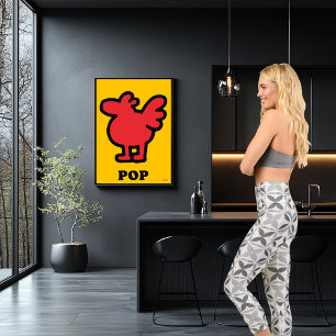 Leggings Capri Motif géométrique minimaliste en carrelage – Vêtem