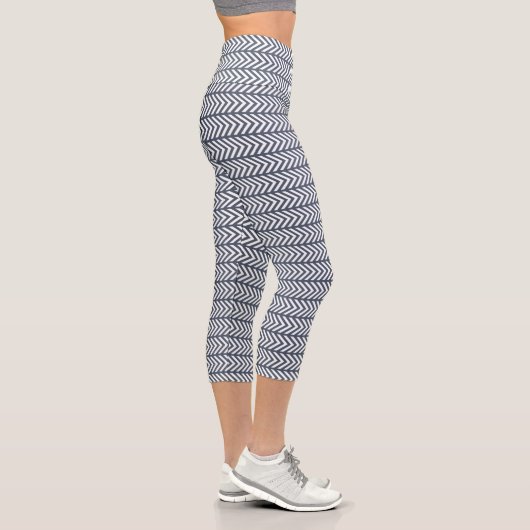 Leggings Capri Motif Gris (Droite)
