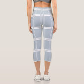Leggings Capri Motif gris et blanc (Verso)