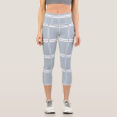 Leggings Capri Motif gris et blanc (Recto)