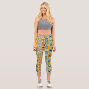 Leggings Capri Motif Hanoukka de Sesame Street
